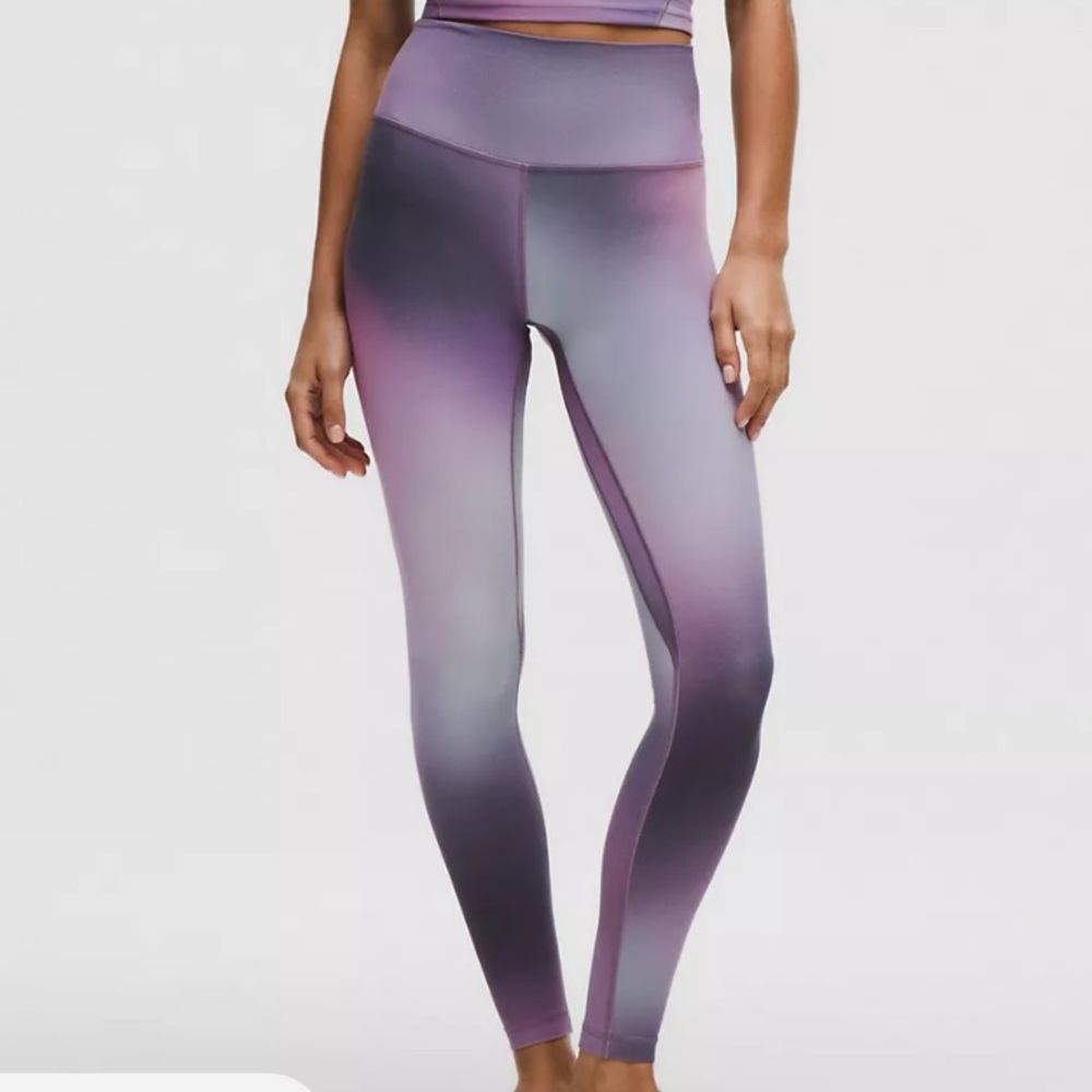 NEW lululemon Align High-Rise Pant 28" in Aurora Haze Purple Multi